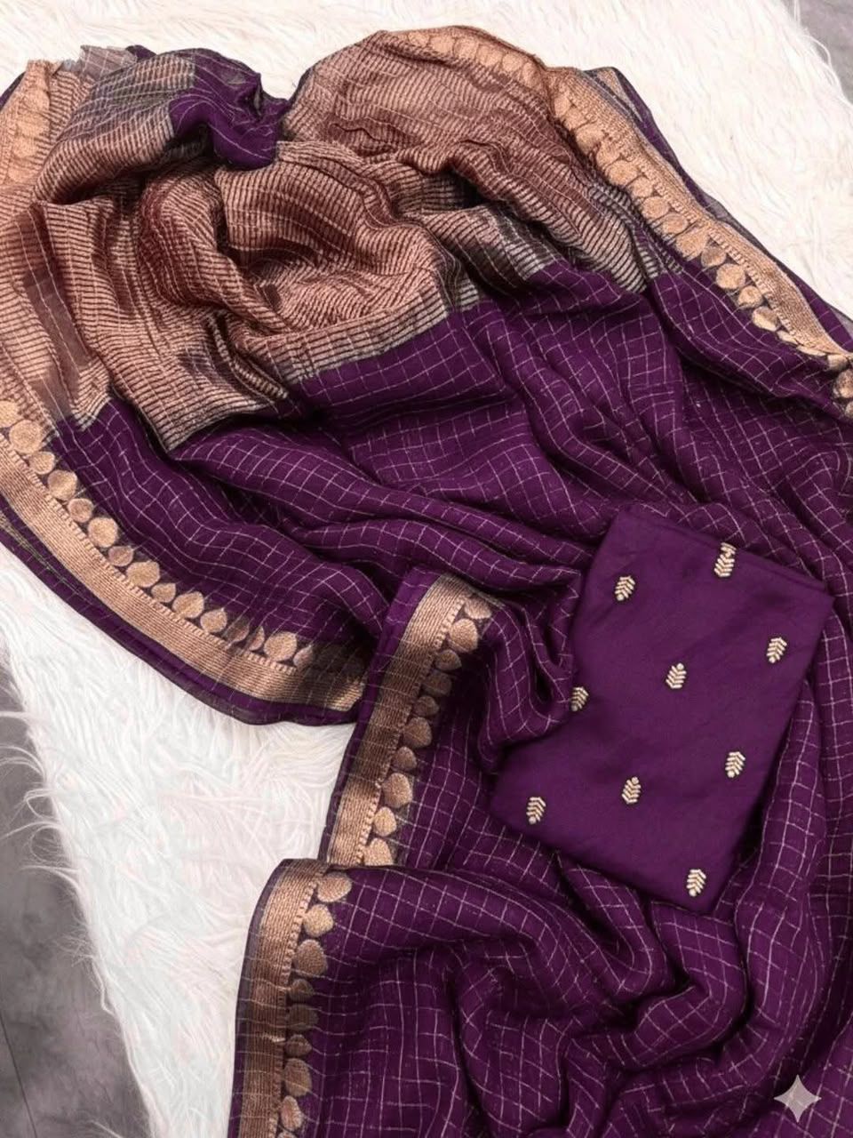 Viscose Georgette Sarees With Viscose Weaving Blouse