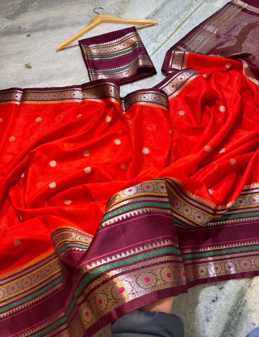 Soft Banarasi Warm Silk Sarees