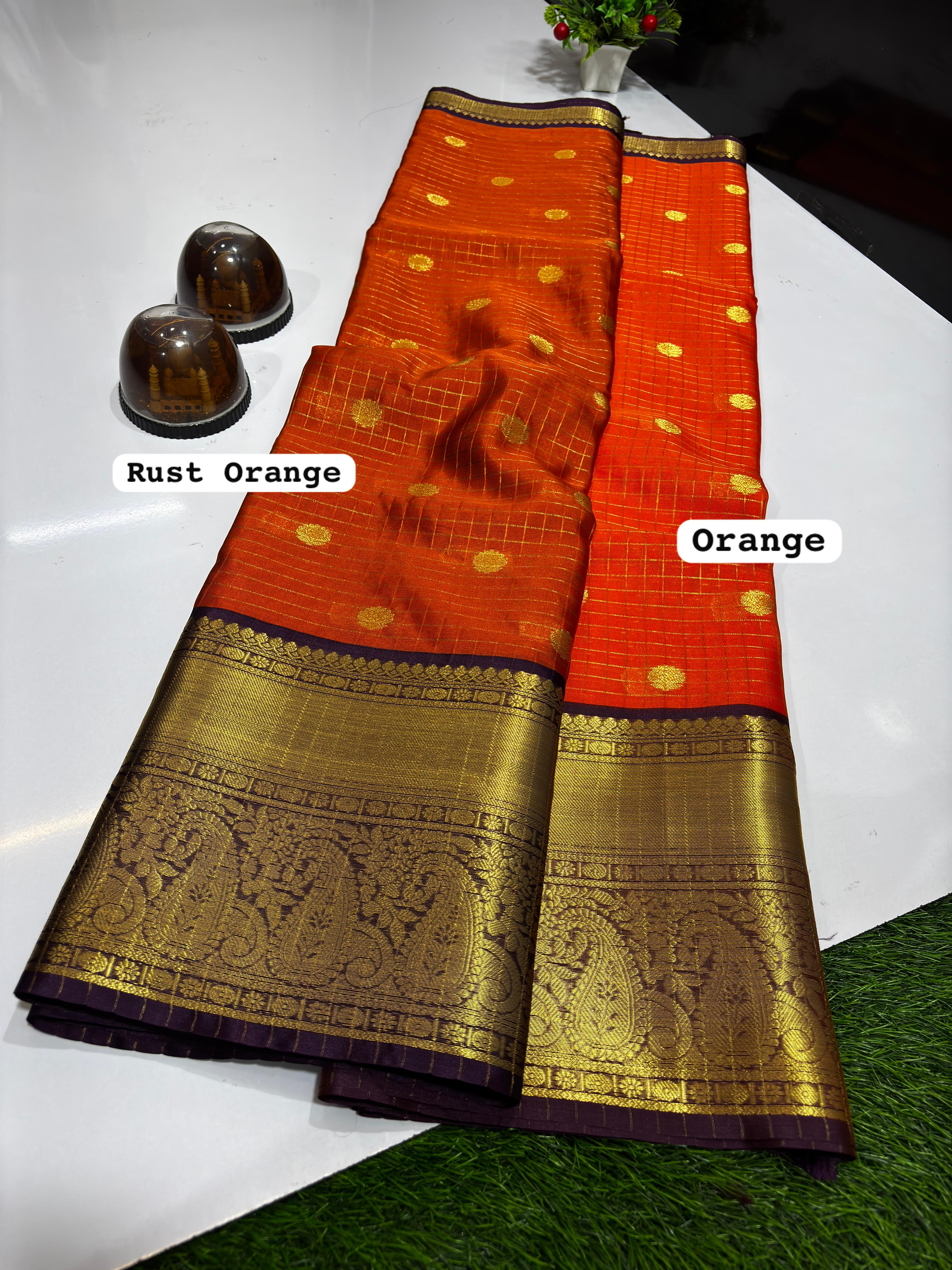 Soft Banarasi Semi Katan Silk Saree