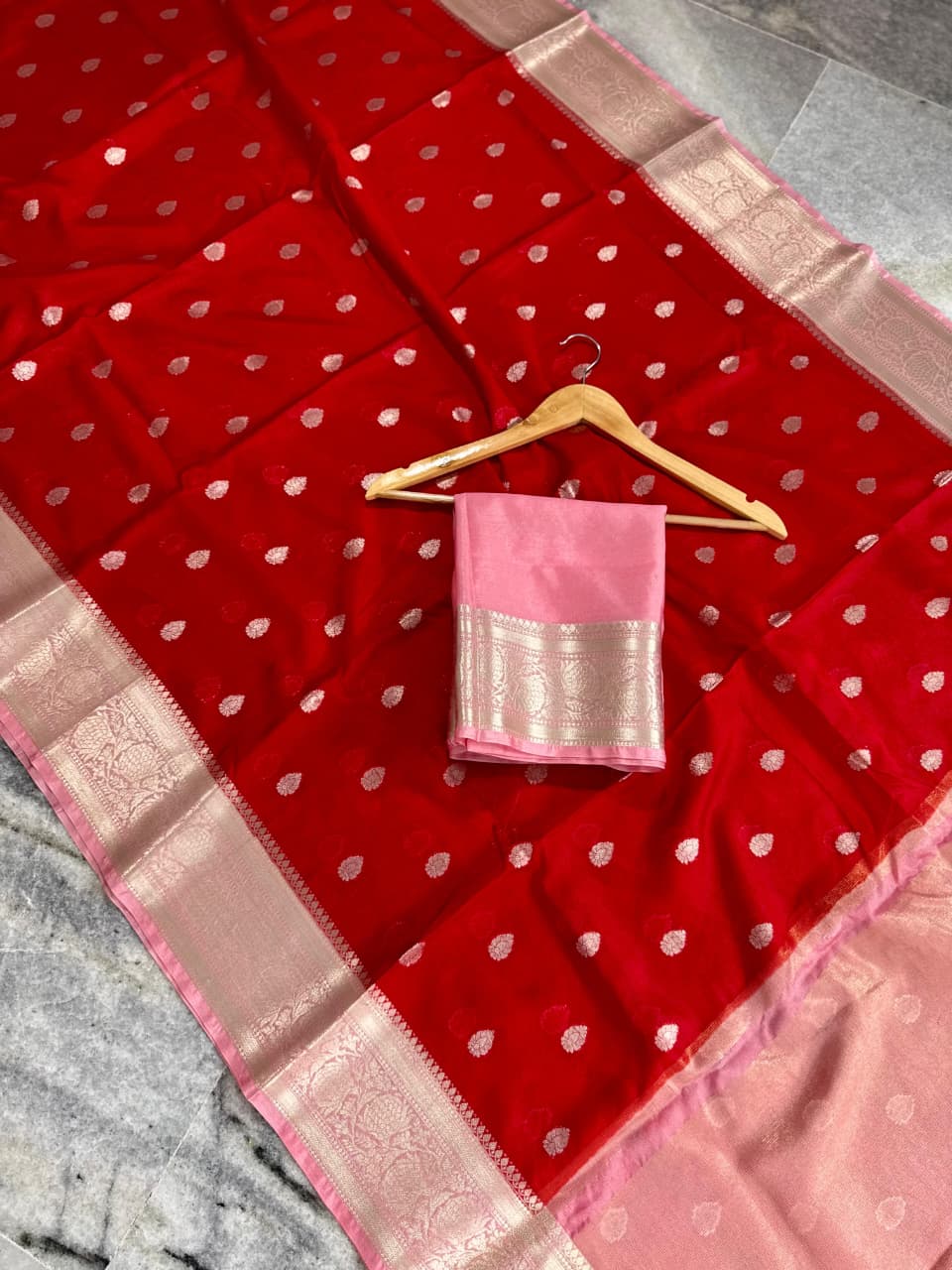 Banarasi soft warm silk saree