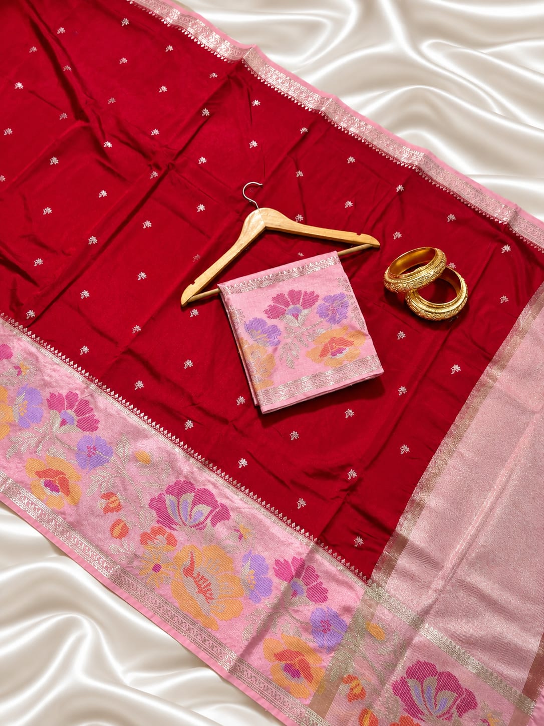 Premium Banarasi Katan Silk Soft Sarees