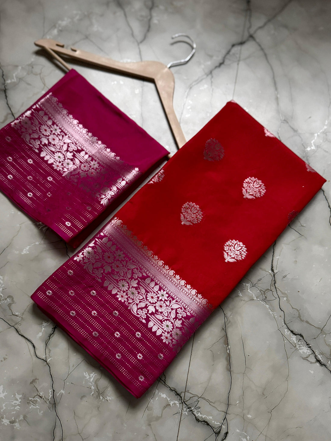 Banarasi Raw Mango Silk Sarees
