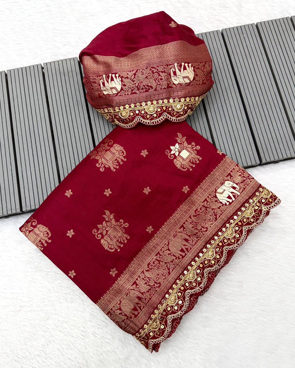 Soft Khadi Dola Sarees