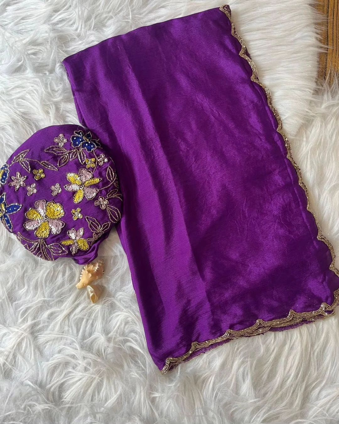 Chinnon Silk Designer Sarees
