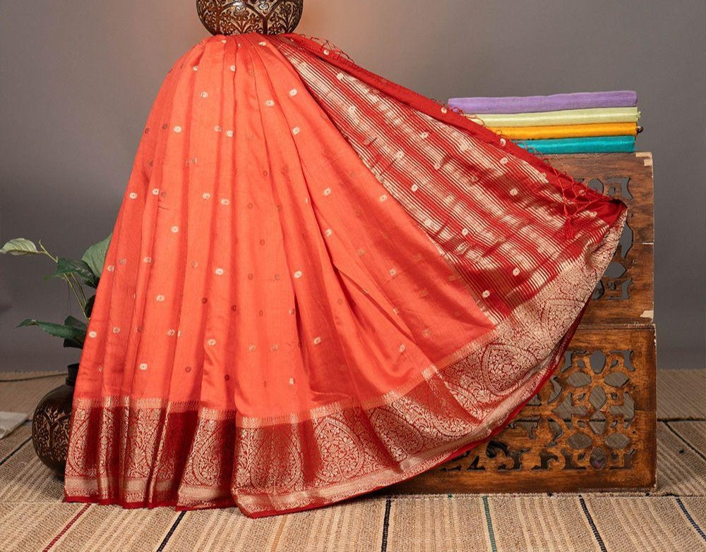 Soft Banarasi Dupion Silk Sarees