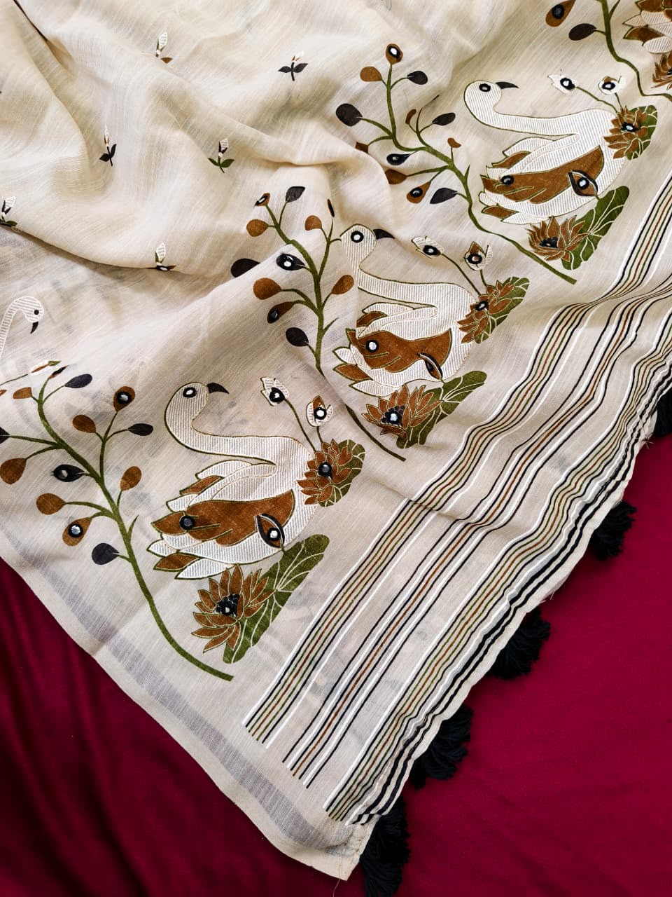 Pure Soft Linen Saree