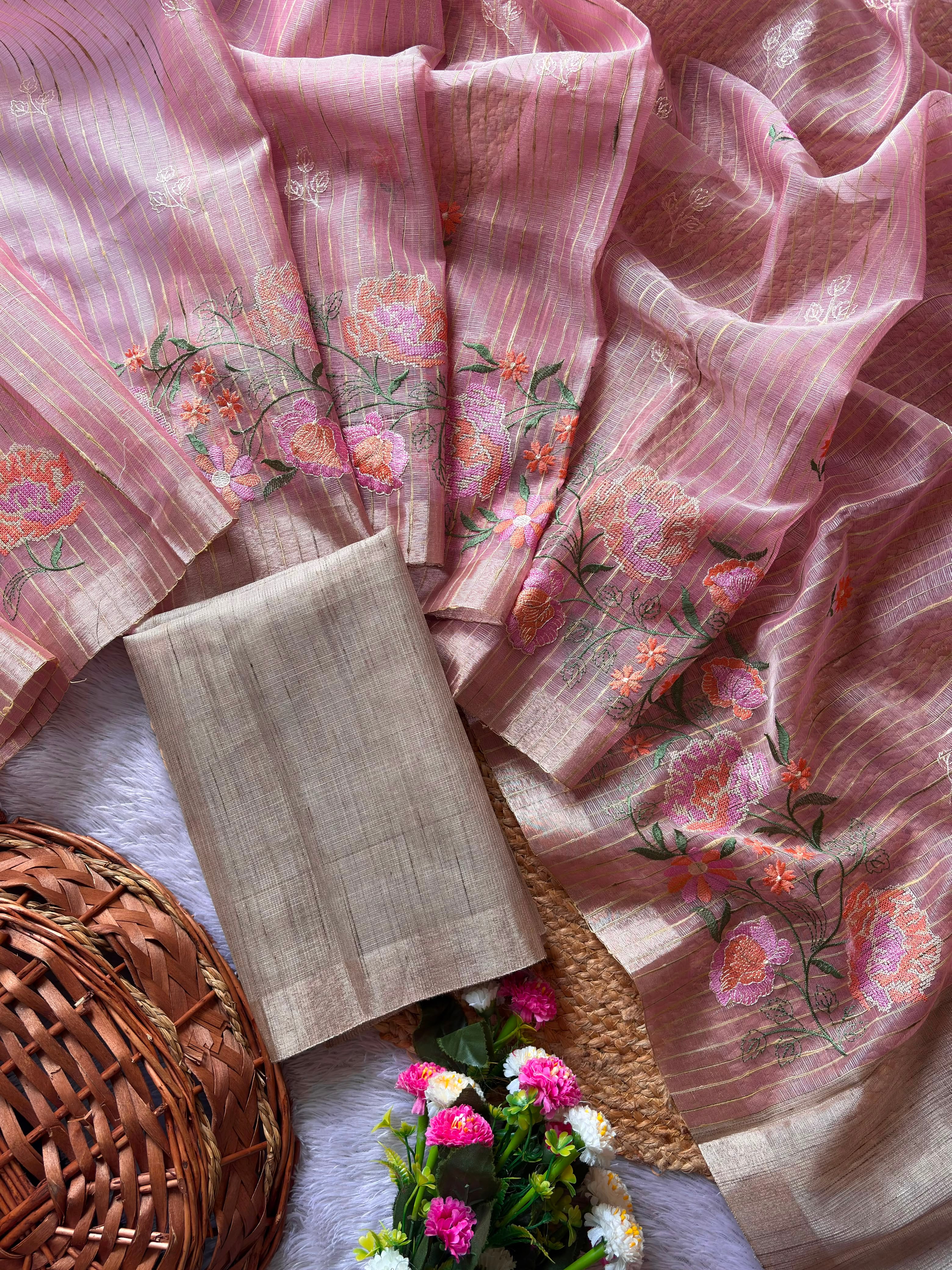 Soft Tusser Silk Sarees