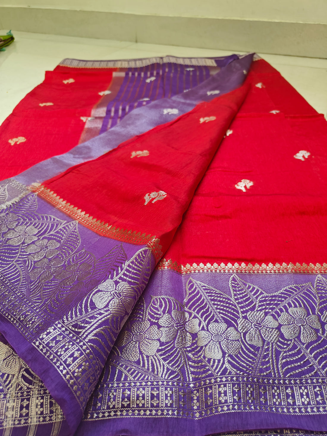 Premium Banarasi Green Mango Sarees