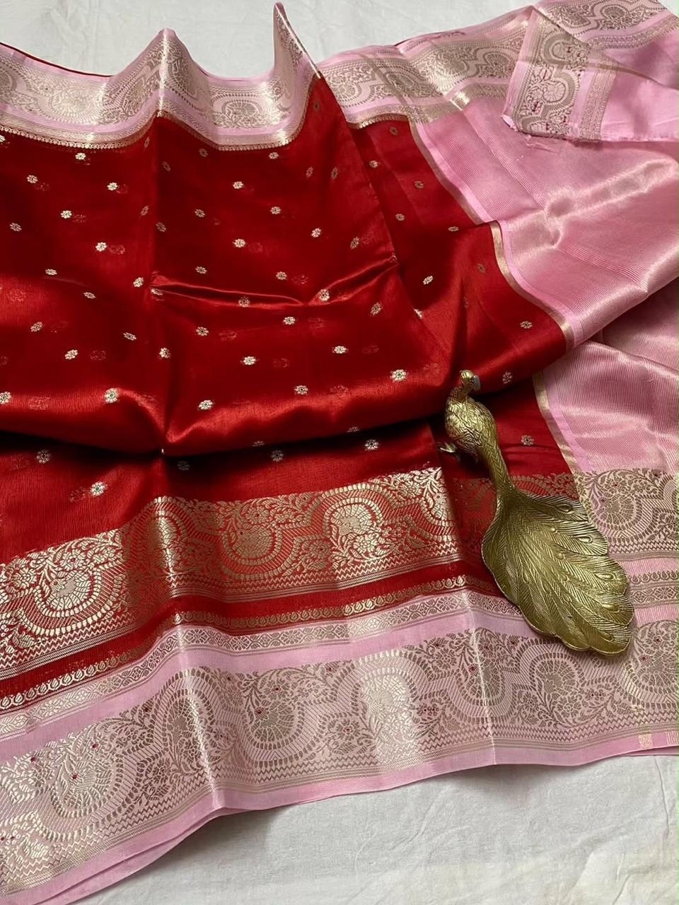 Banarasi Semi Katan Silk Sarees