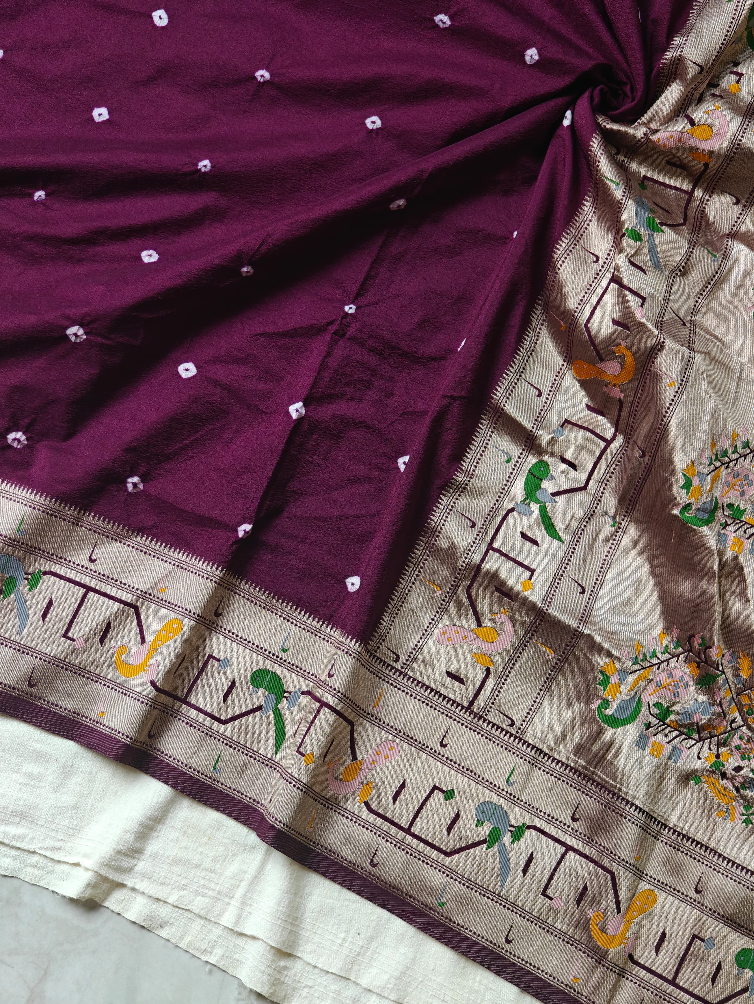 Pure Viscouse Tussar Georgette Sarees