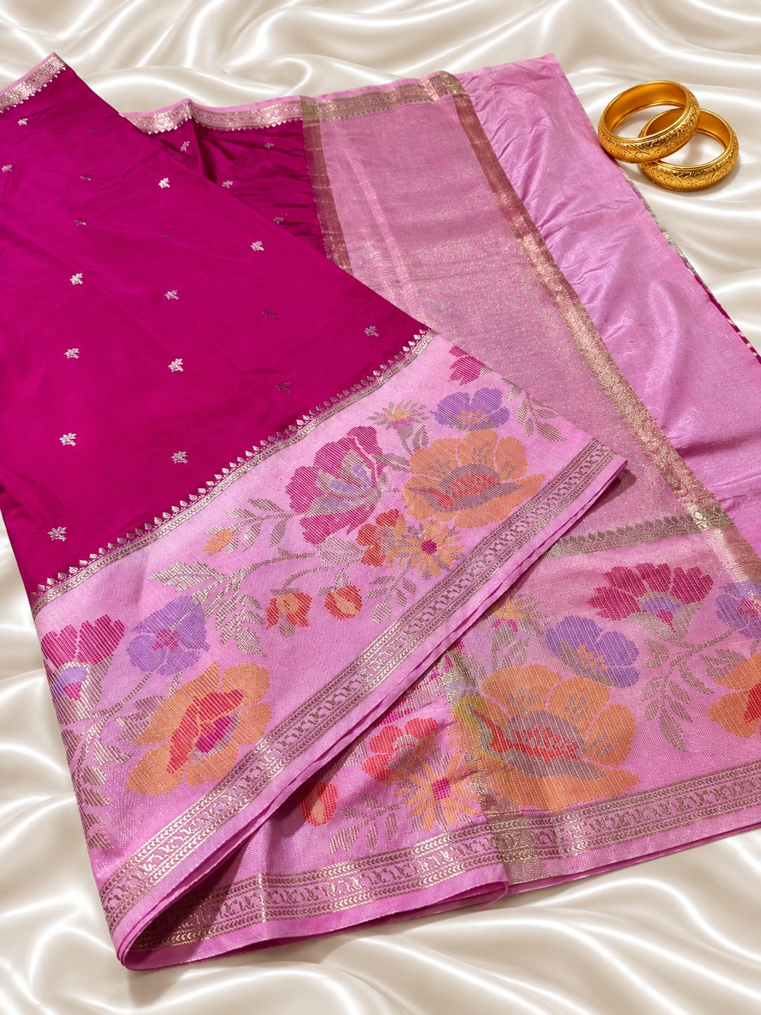 Premium Banarasi Katan Silk Soft Sarees