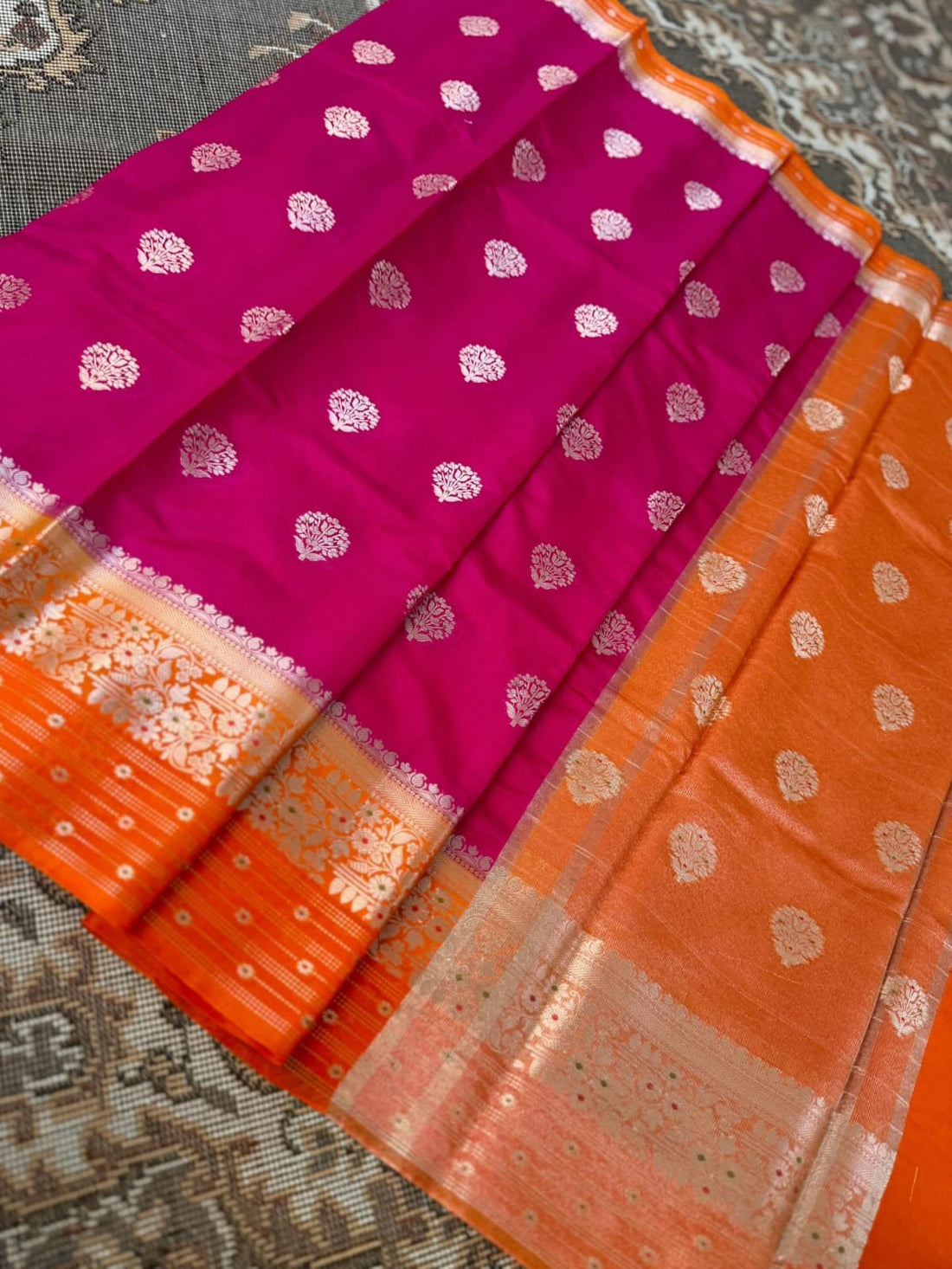 Banarasi Semi Katan Silk Saree