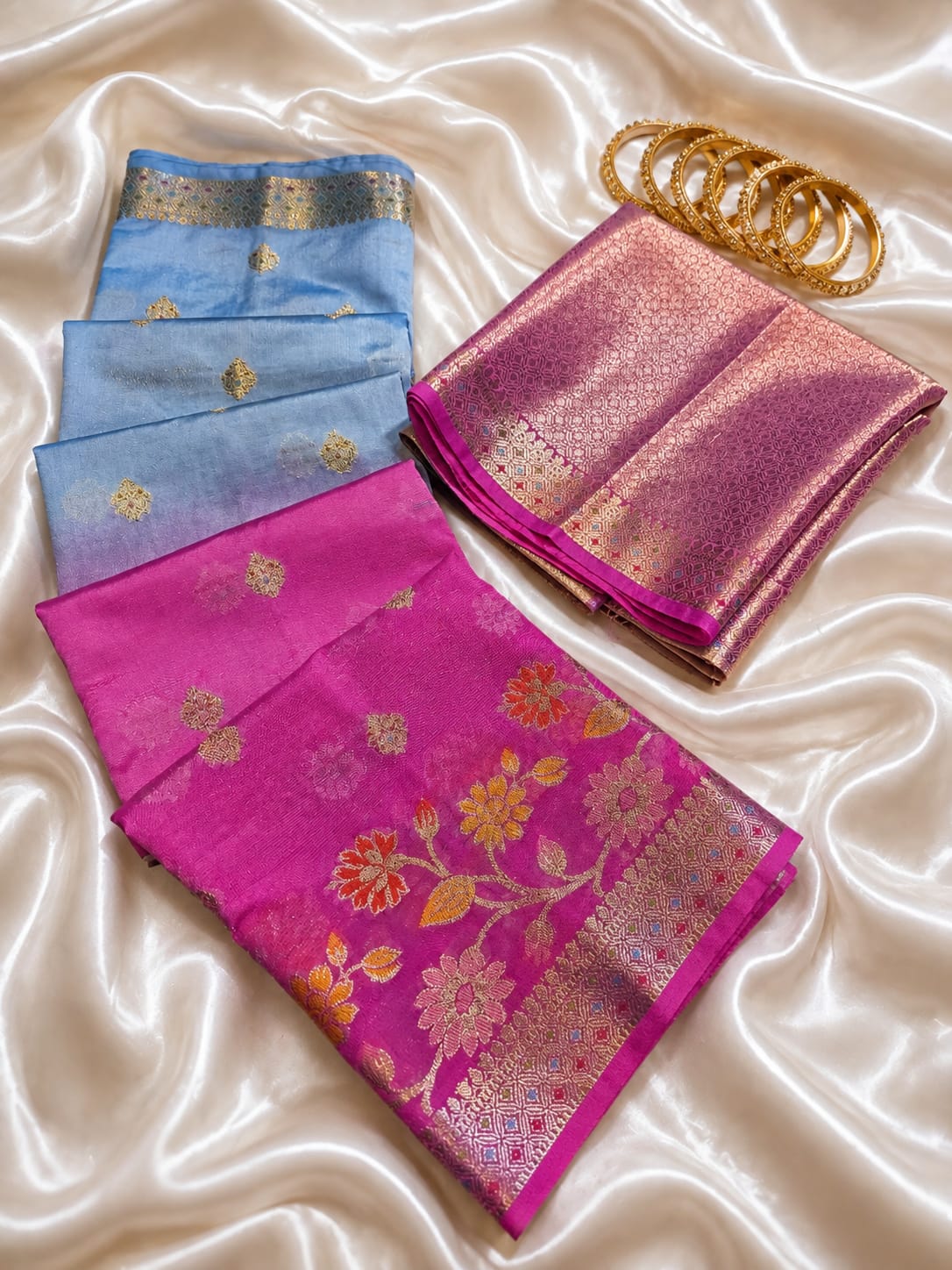 Banarasi Viscose Soft Silk Sarees