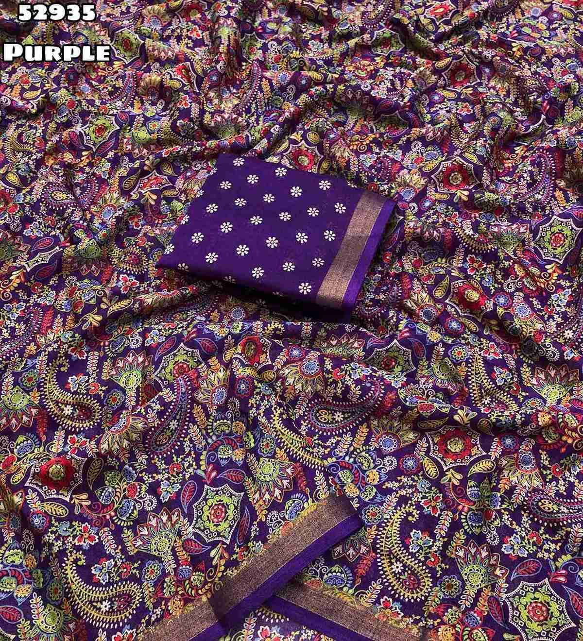 New Soft Mul Cotton Mango Design Ajrak Printed Sarees