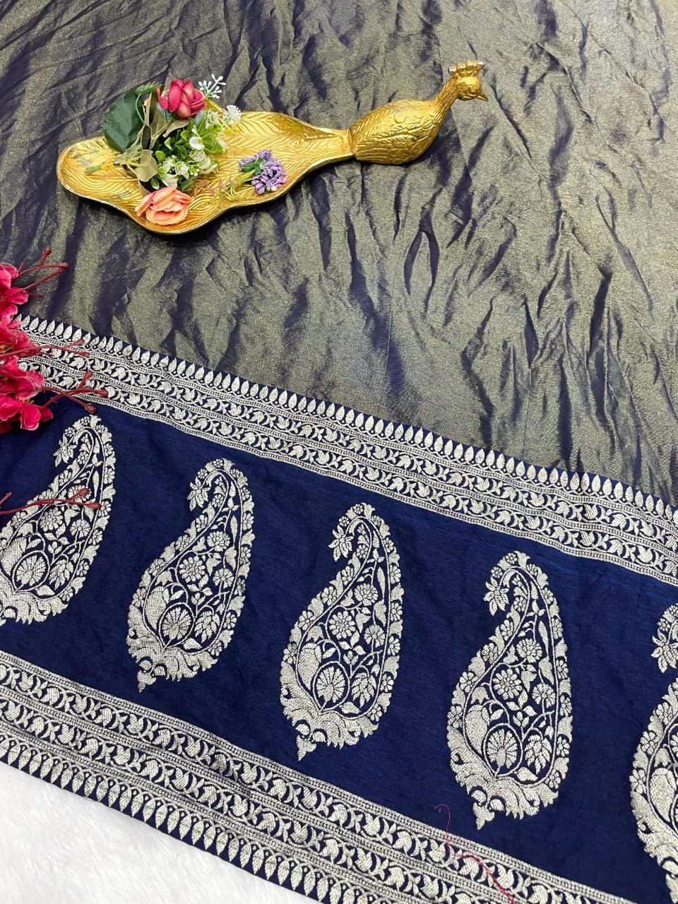 Trending Big Boss Tanuja Style Maggam Work Gown