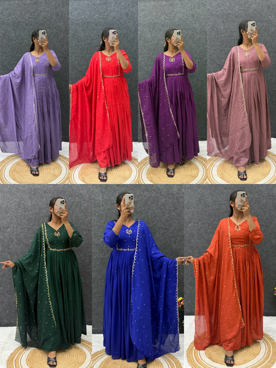 Designer Anarkali with Dupatta