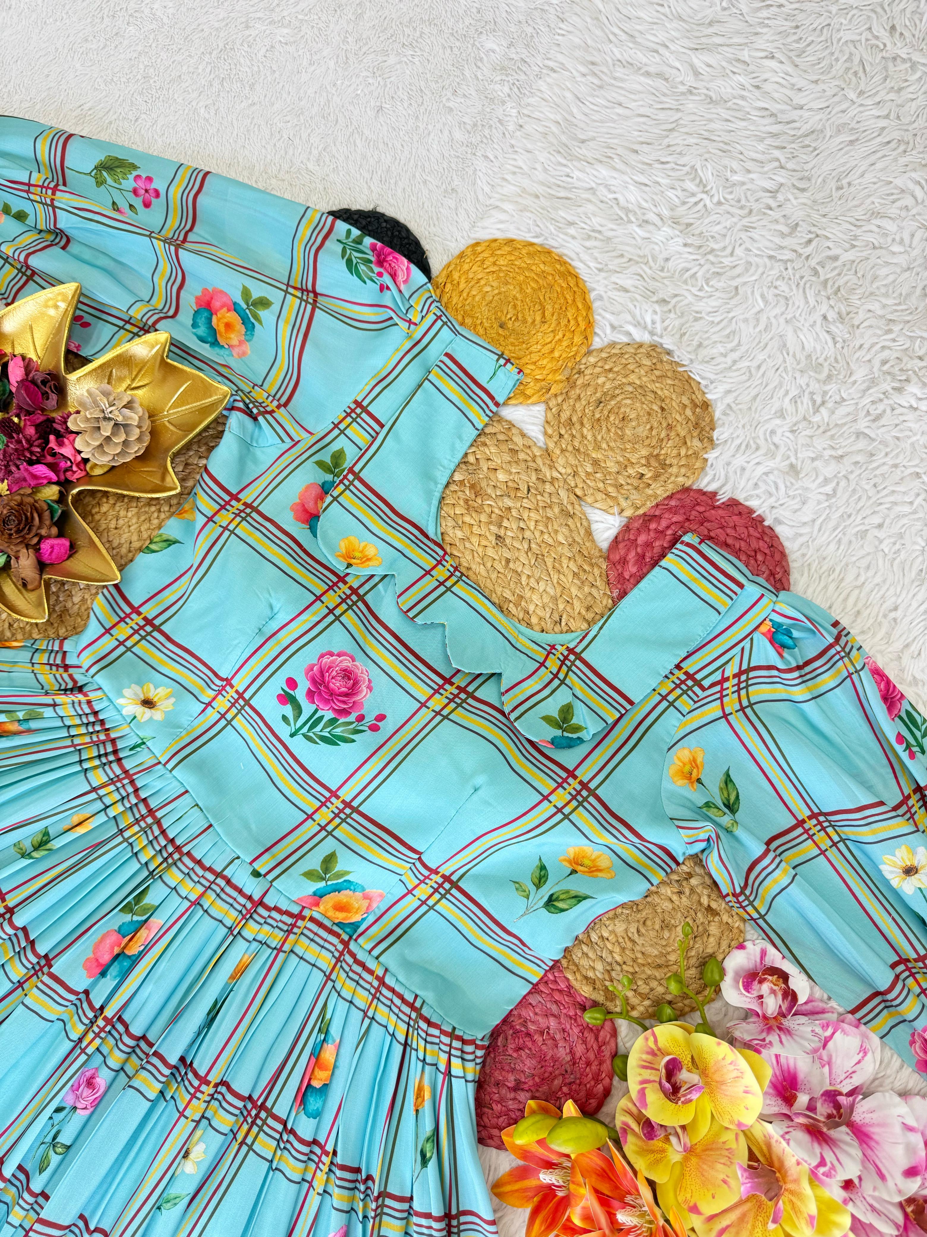 Pure Mul Chanderi Frocks