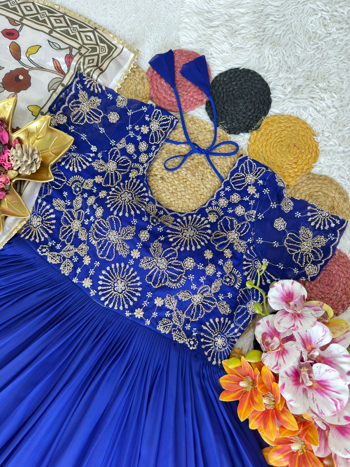 Designer Gown with Duppata