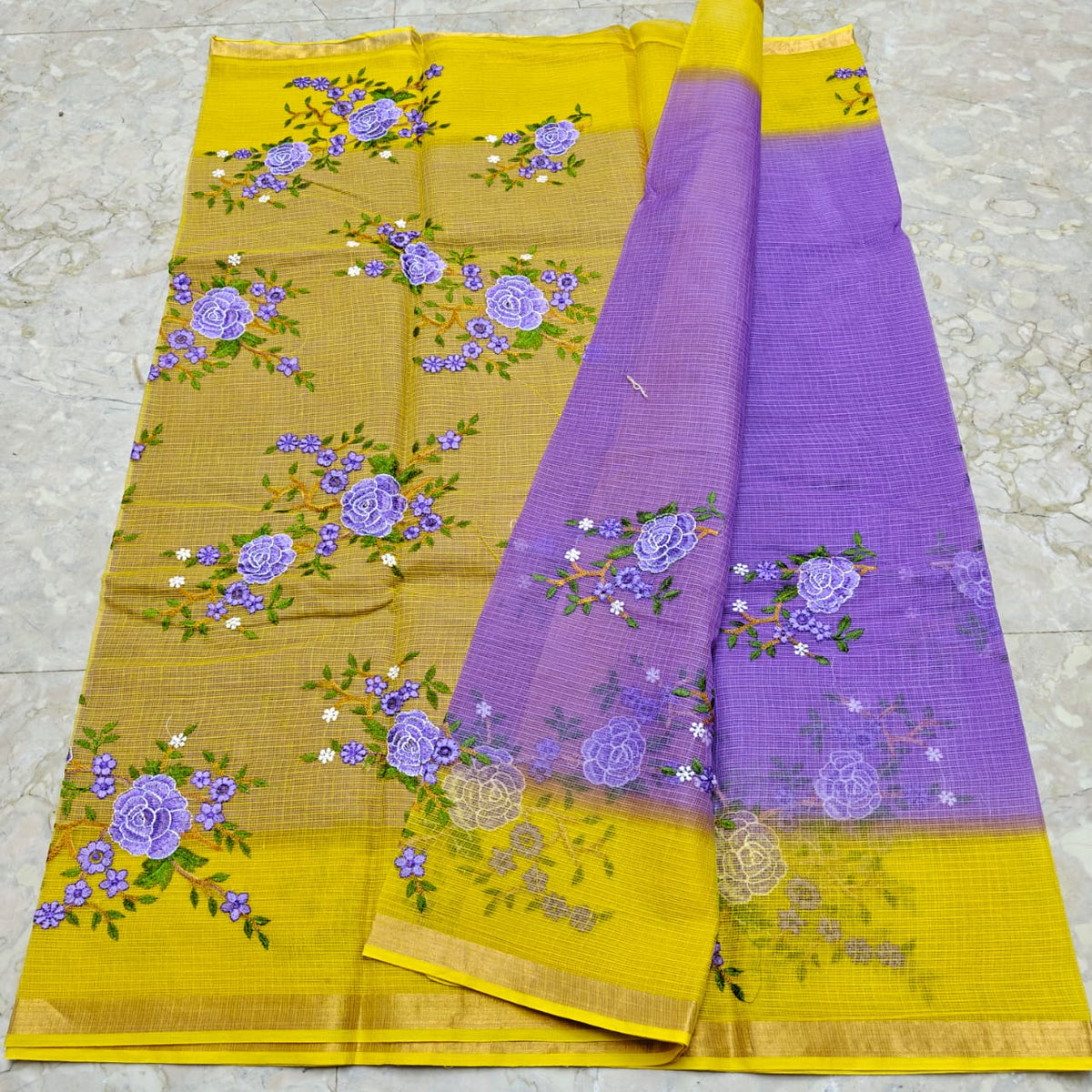 Pure Kota doriya embroidery sarees