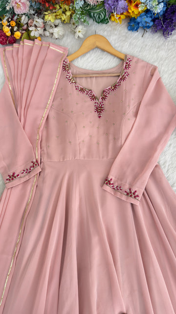 Georgette Anarkali Dress