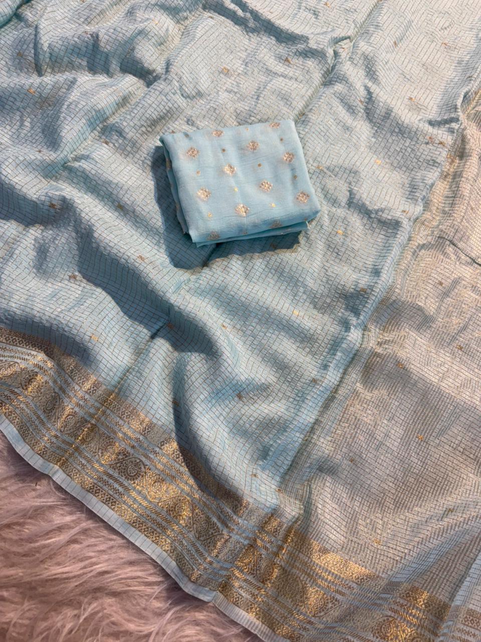 Pure Viscose Chinnon Sarees