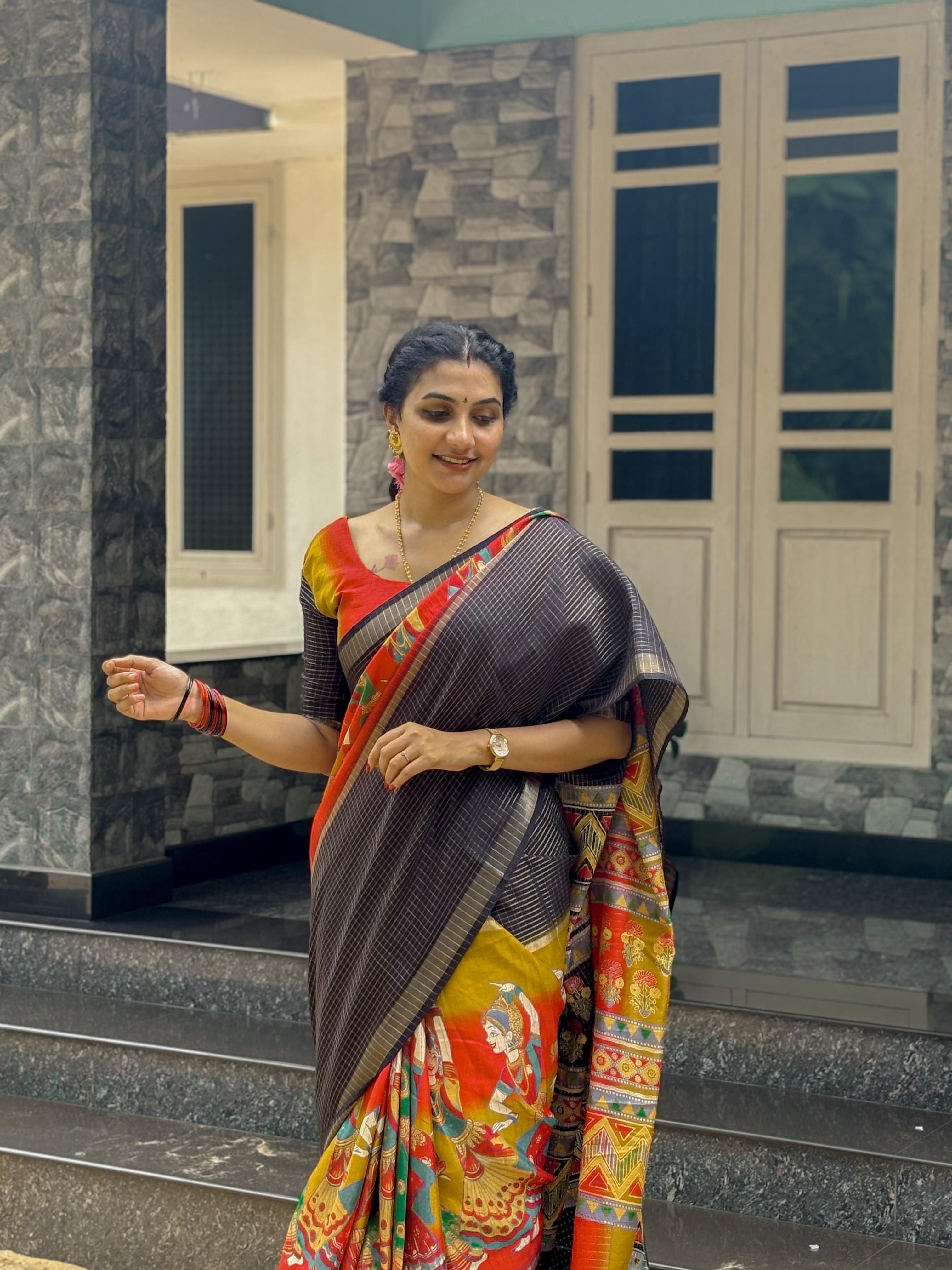 Soft Benny chex saree