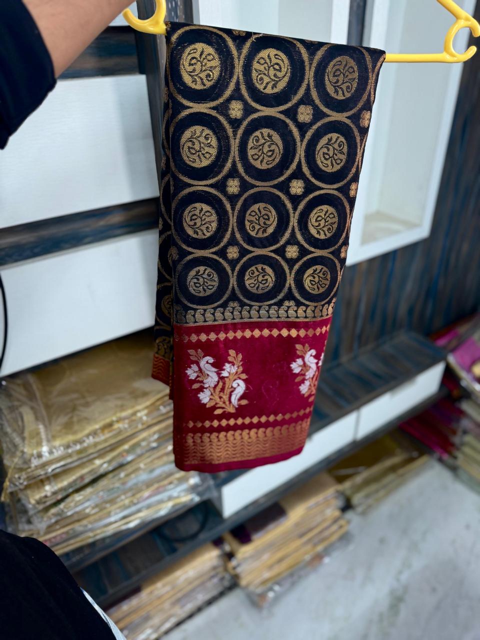 Banarasi Dyeable Dupion Silk Saree