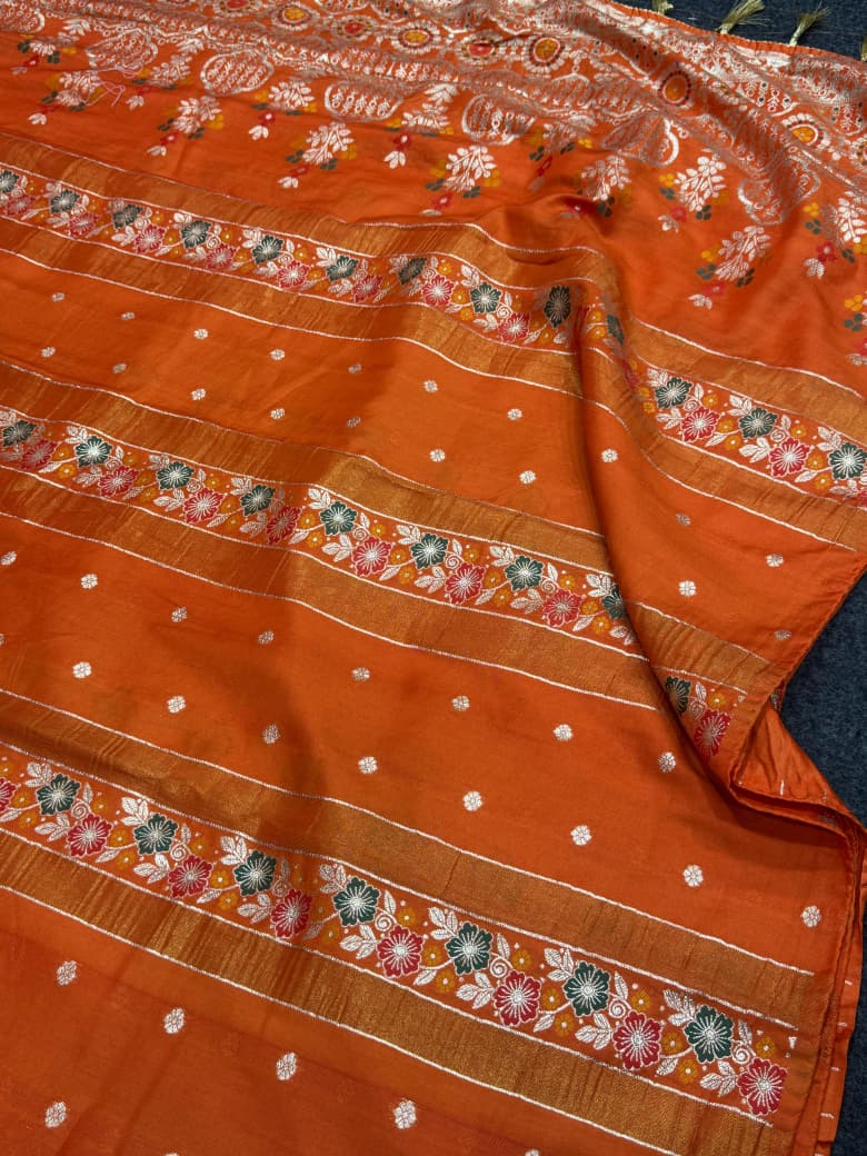 Pure Soft Russian Silk Sarees