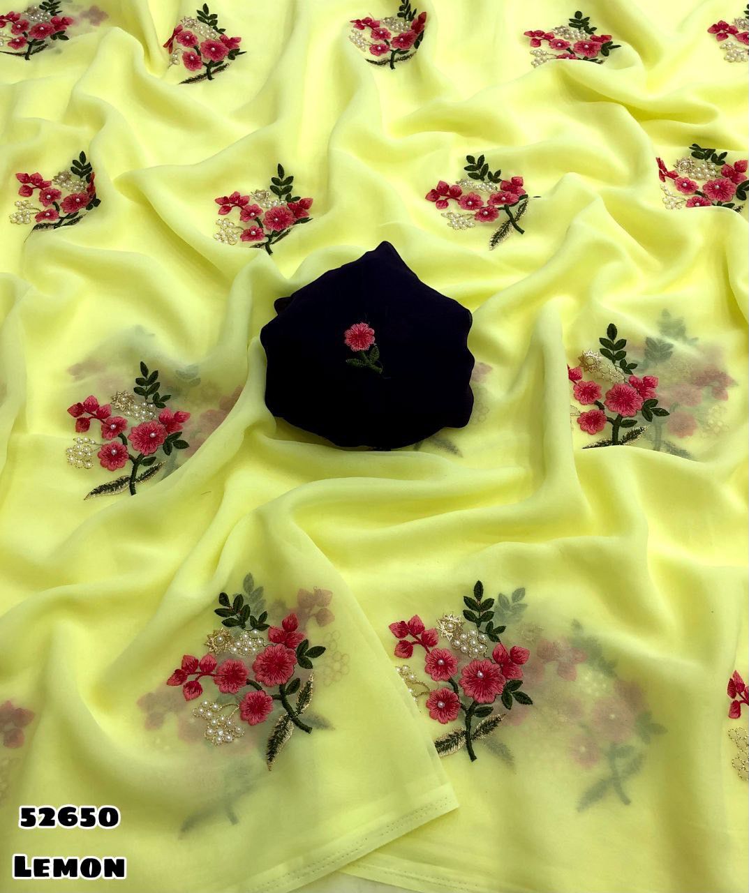 Faux Georgette Sarees