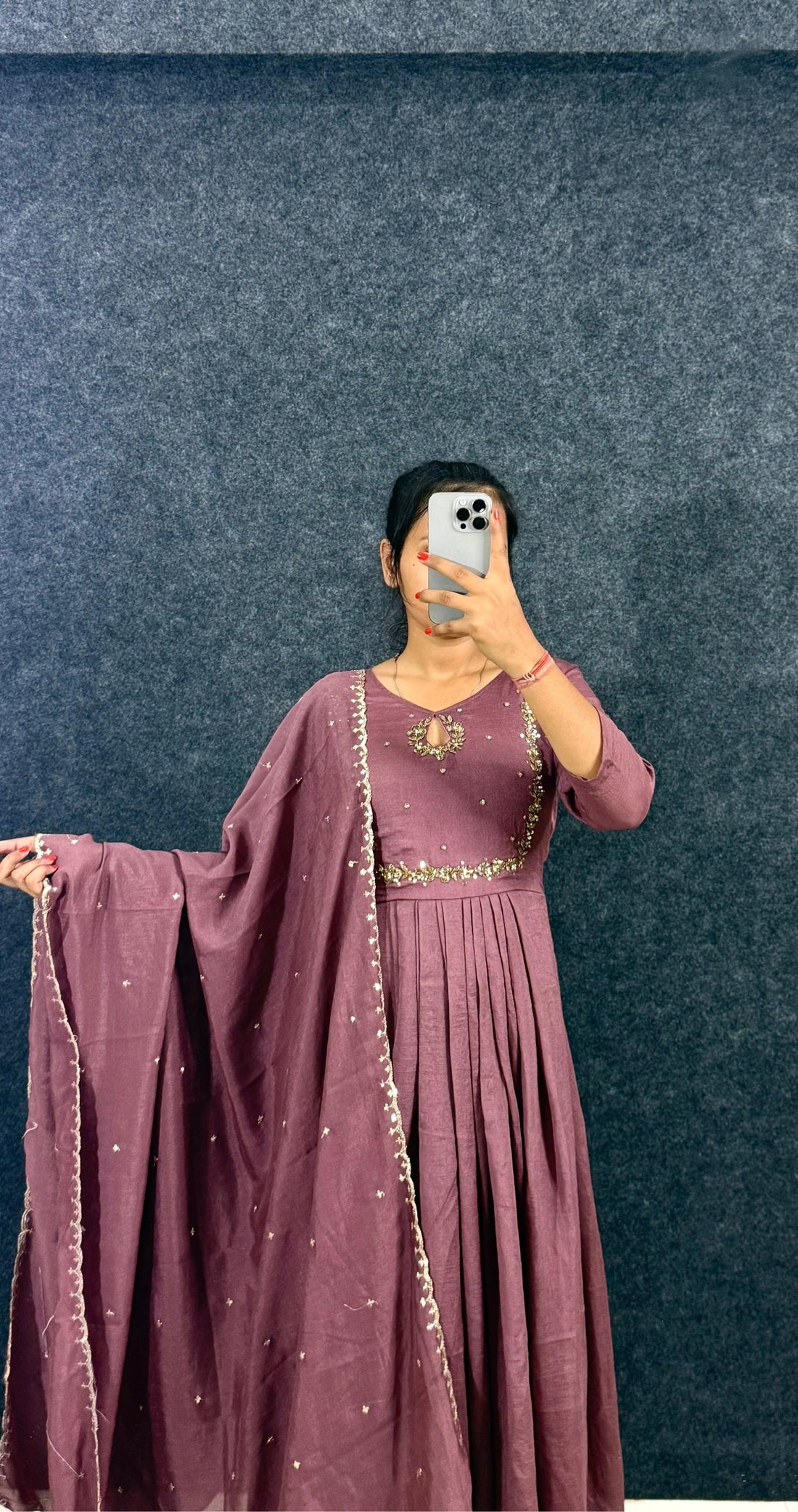 Soft Designer Gown & Duppata
