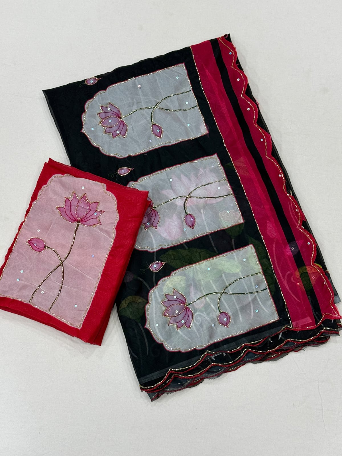 Soft tebby designer sarees